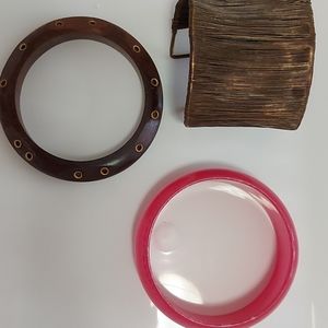 3 bracelets/bangles